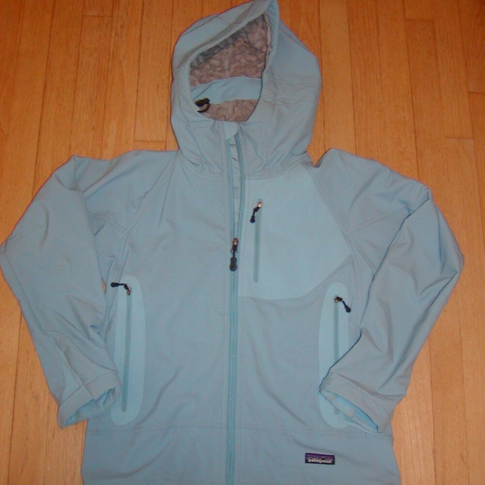 Patagonia Women's Size S jacket. Light Blue